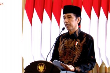 Presiden Jokowi ajak GP Ansor ikhtiar lahir batin perangi pandemi
