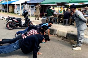 Tidak kenakan masker, pelajar dan ASN terjaring razia