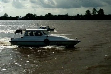 3 kapal tabrakan beruntun di Kalteng, nahkoda hilang tenggelam