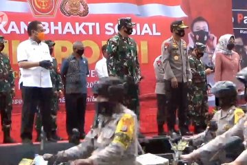 Panglima TNI-Kapolri lepas Tim Satgas Pendisiplinan Protokol Kesehatan di Palu
