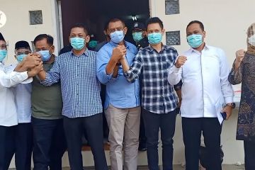 Empat pasangan peserta Pilkada Cilegon jalani "swab test" di RSUD Cilegon