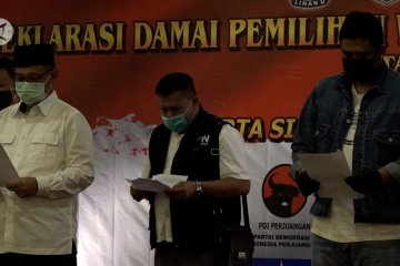 Akhyar Nasution & Bobby Nasution deklarasi damai Pilwali Medan