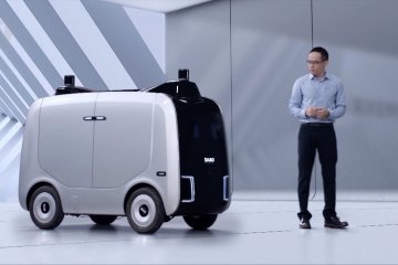 Alibaba perkenalkan robot logistik otonomos di Konferensi Apsara 2020