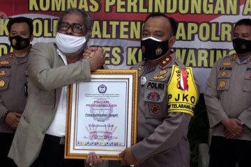 Komnas Perlindungan Anak berikan penghargaan untuk Polda Kalteng