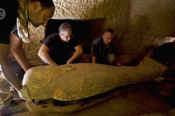 Mesir temukan peti mati utuh berusia 2.500 tahun