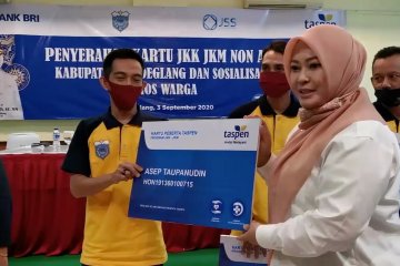 BUMN PT Taspen berikan JKK dan JKM bagi ribuan honorer Pandeglang