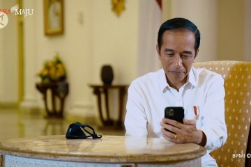 Video call dengan dokter paru, Jokowi bayangkan beratnya tangani COVID-19