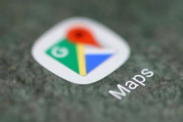 Google Maps uji coba mode gelap