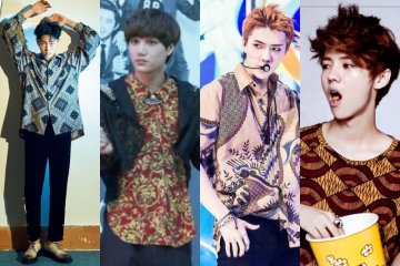 Idola K-Pop pakai batik, Suga BTS hingga Kai EXO