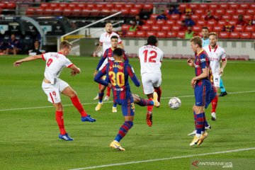 Liga Spanyol: Sevila dan Barcelona imbang 1-1 di babak pertama