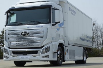 Hyundai kirim tujuh truk sel bahan bakar pertama ke Swiss