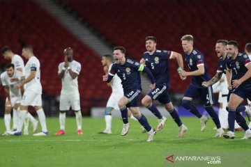 Playoff Euro 2020: Skotlandia kalahkan Israel 5-3 pada drama adu penalti