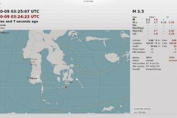 Gempa magnitudo 5,4 guncang Buton-Buton Selatan