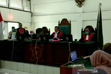 PN Palembang vonis enam terdakwa pembobol BRI empat tahun penjara