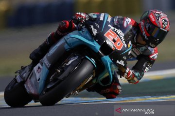 Quartararo rebut pole position GP Aragon setelah kecelakaan di latihan