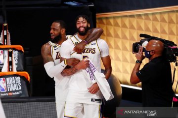 Lakers juara NBA 2020 setelah kalahkan Heat di game keenam