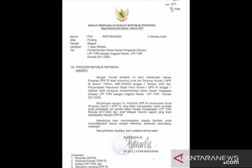 Ketua DPR kirim surat pemberhentian Ketua Dewas TVRI ke Presiden