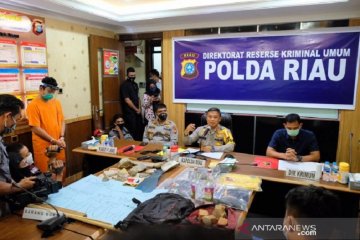 Perusak mobil polantas saat aksi di Pekanbaru ditangkap polisi