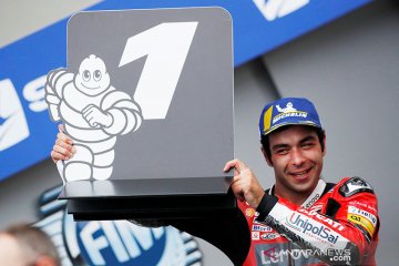 Petrucci bawa Ducati juara GP Prancis, Alex Marquez runner-up