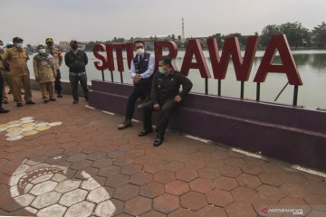 Gubernur Jawa Barat tinjau Situ di Depok