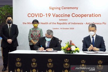Indonesia amankan 100 juta dosis vaksin COVID-19 AstraZeneca
