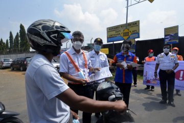 Sosialisasi keselamatan di perlintasan sebidang