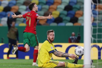 Diogo Jota menjadi bintang kemenangan Portugal atas Swedia