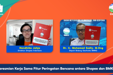 Fitur peringatan dini bencana alam BMKG hadir di Shopee