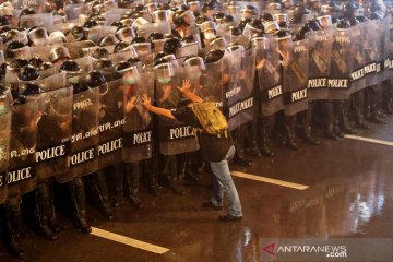 Unjuk rasa pro demokrasi di Bangkok