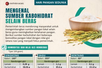 Mengenal sumber karbohidrat selain beras