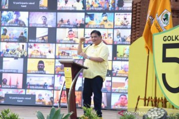 Airlangga: HUT Golkar fokus upaya tanggulangi COVID-19