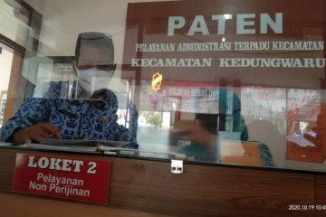 Usai isolasi total, kantor kecamatan di Tulungagung-Jatim dibuka lagi