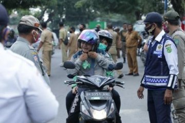 Razia protokol kesehatan, puluhan warga Medan terjaring