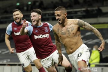 Liga Inggris:  West Ham United imbang dengan Hotspur 3-3