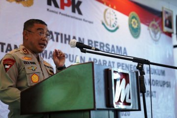 KPK gelar pelatihan peningkatan kemampuan penegak hukum di Sulbar