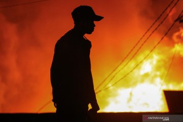 Puluhan rumah warga terbakar di Jayapura