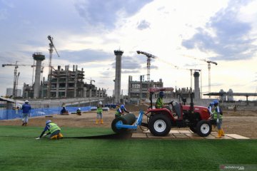 Perkembangan pembangunan Jakarta International Stadium