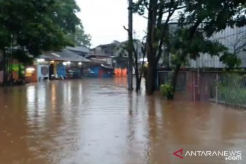 Ada genangan, Jalan Raya Jambore ditutup sementara