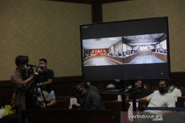 Sidang virtual vonis kasus dugaan korupsi Jiwasraya