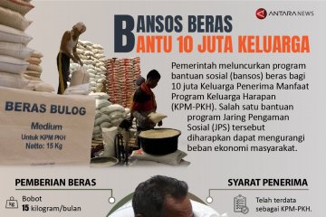 Bansos beras bantu 10 juta keluarga