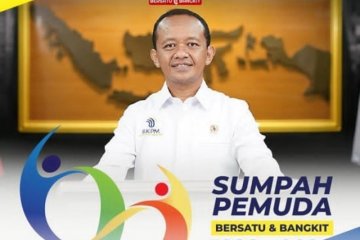 Bahlil: Kemajuan bangsa ada di genggaman pemuda