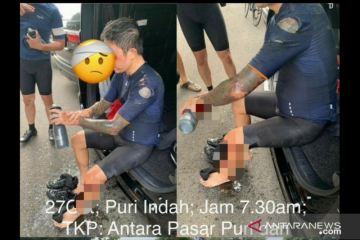 Polisi respon cepat kasus pesepeda dibegal di Kembangan
