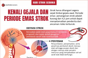 Kenali gejala dan periode emas strok