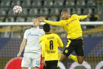 Liga Champions:  Dortmund kalahkan Zenit Saint Petersburg 2-0