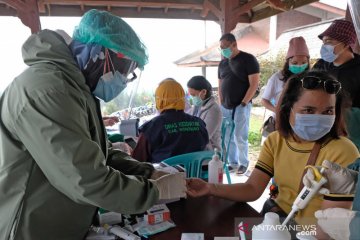 Wisatawan di kawasan Dieng jalani rapid test