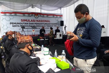 KPU Kabupaten Kediri selenggarakan simulasi pemilihan saat pandemi