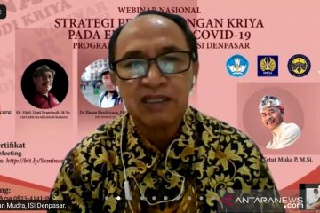 ISI Denpasar diskusikan pengembangan kriya di era pandemi COVID-19