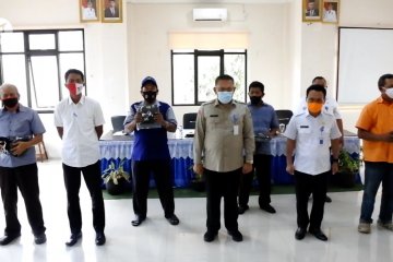 BPBD Kota Tangerang bagikan 46.500 masker ke kecamatan terdampak COVID-19