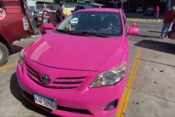 Kota San Pedro Sula di Honduras luncurkan taksi merah muda