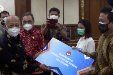 LPSK salurkan Rp2,1 miliar bagi korban terorisme Poso & Surabaya